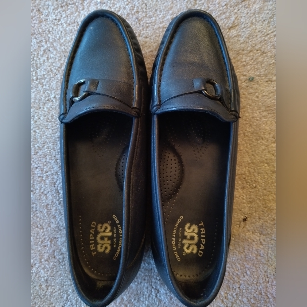 Women's Navy Blue SAS Loafers In Blue